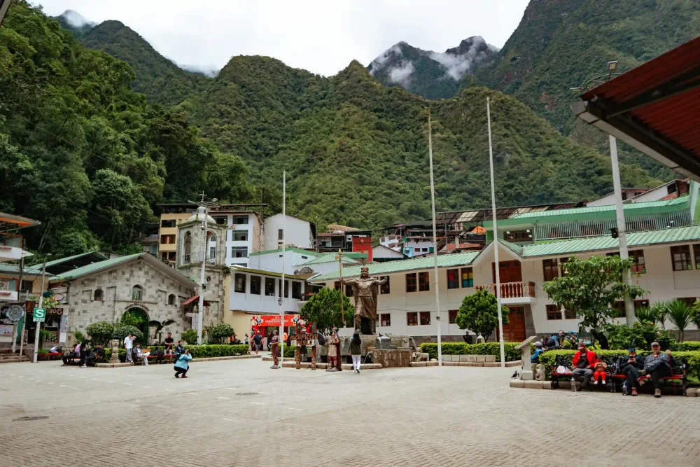 Aguas Calientes, the town at the foot of Machu Picchu