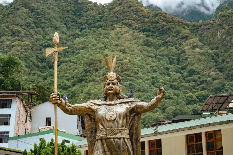 Inca Trail 4 Days — Aguas Calientes at the foot of Machu Picchu