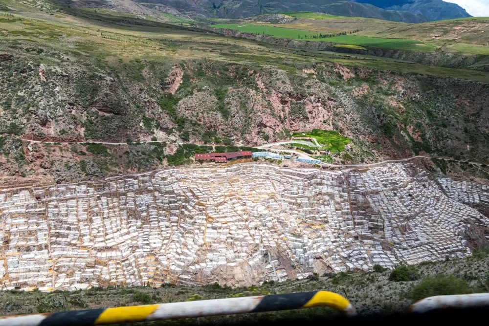 Panoramic landscape of the Sacred Valley of the Incas