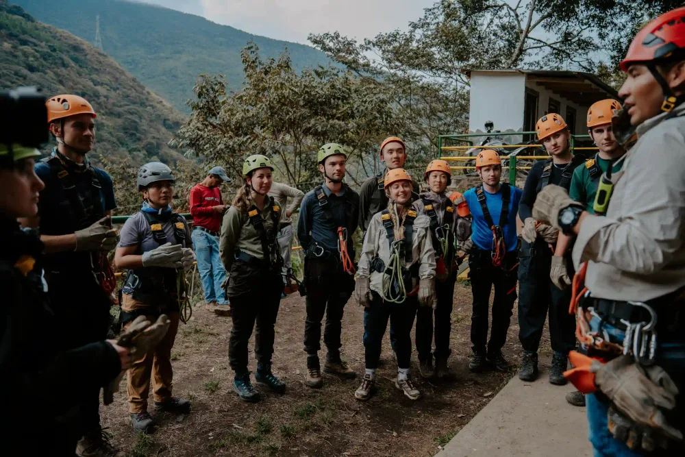 Salkantay + Inca Trail 7 Days — cloud-forest section near Lucmabamba