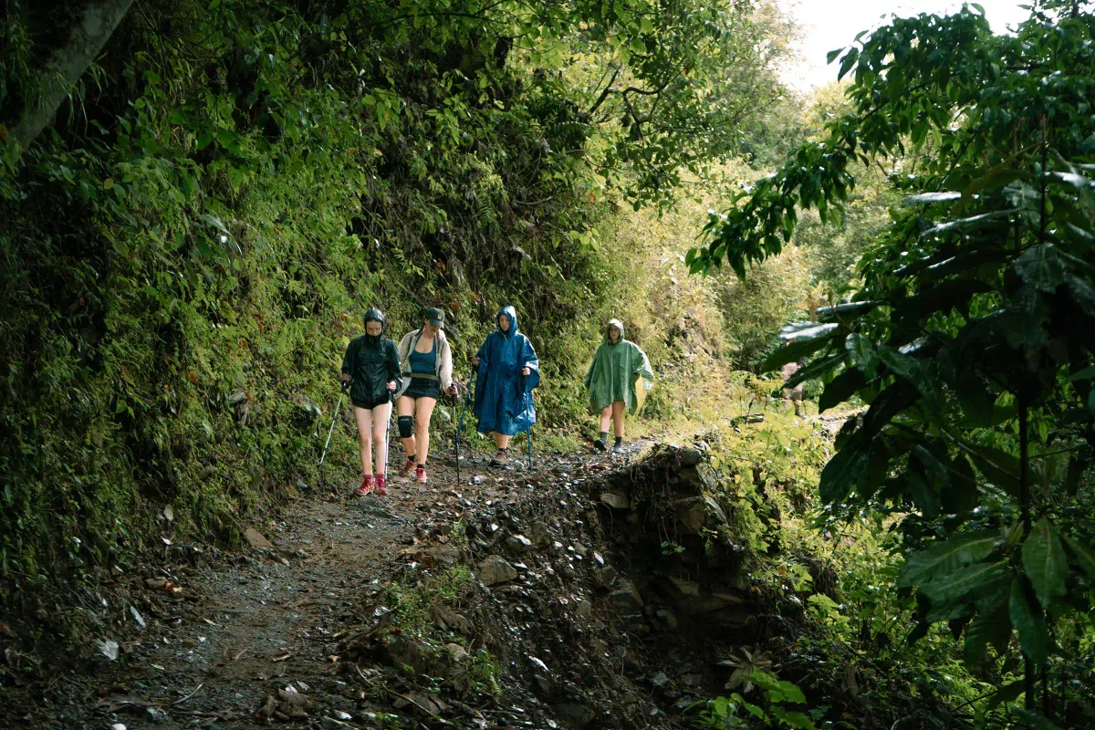 Original Inca Trail section to the Llactapata viewpoint of Machu Picchu